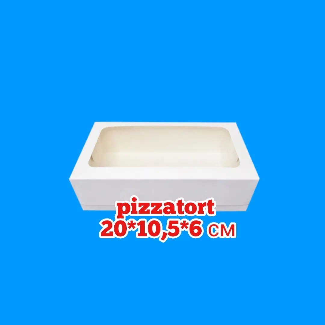 Коробка под пирожные 20*10,5*6 см в упаковке 200 штук