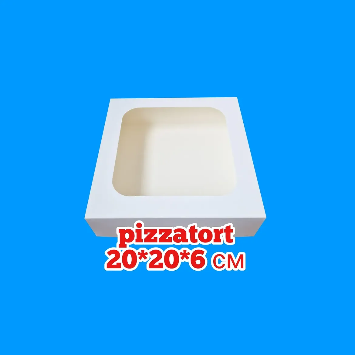 Коробка для клубники в шоколаде 20*20*6 см 100 штук
